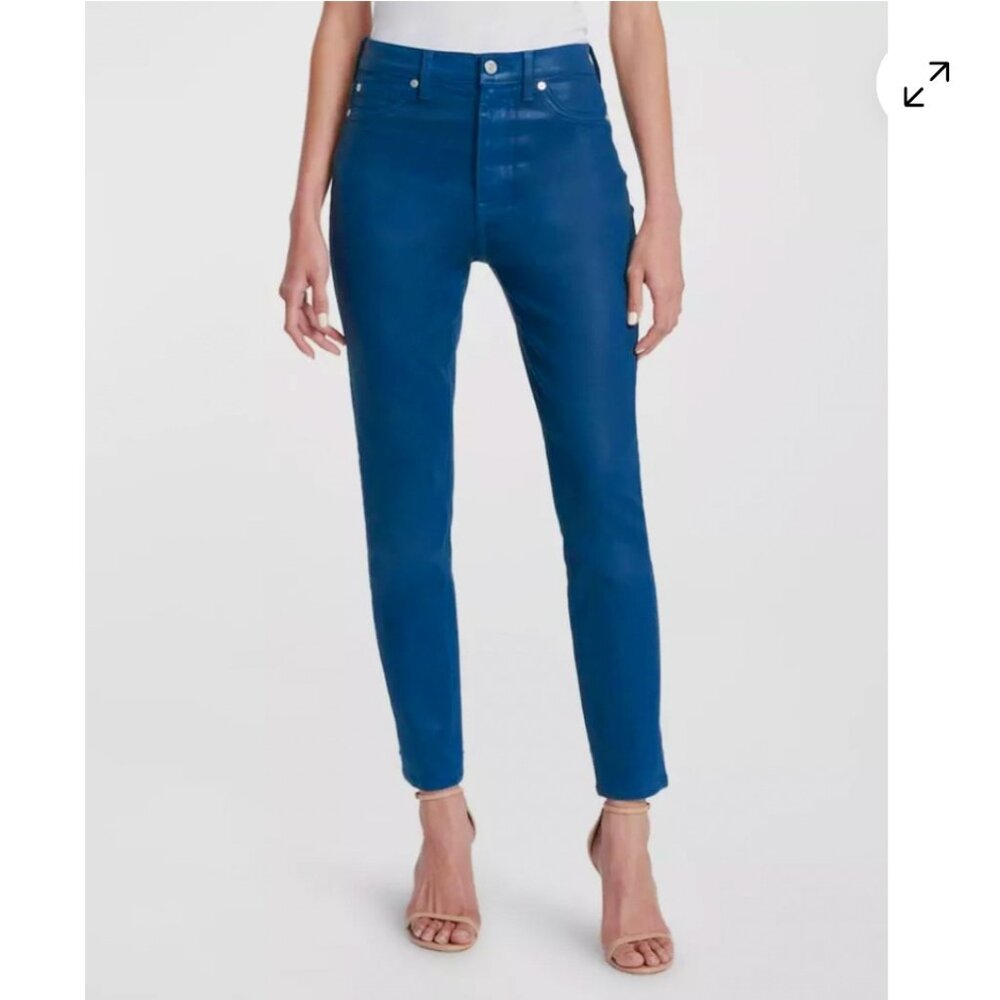 7 For All Mankind Coated Ankle Skinny Jeans